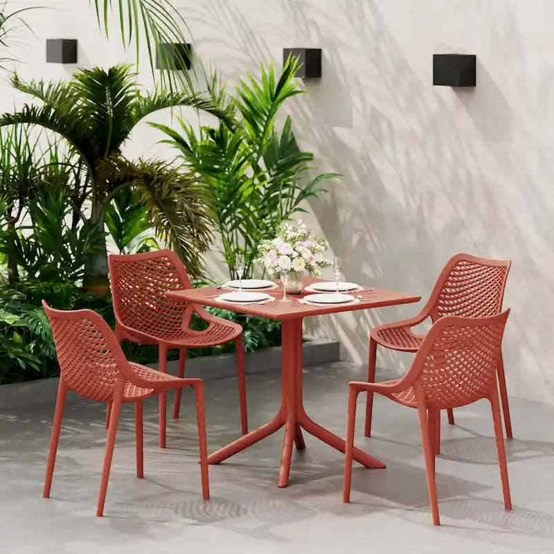 Frond and Form 31.5  Outdoor Square Dining Table