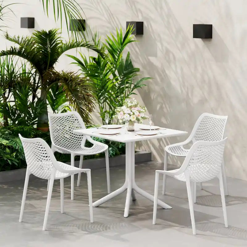 Frond and Form 31.5  Outdoor Square Dining Table