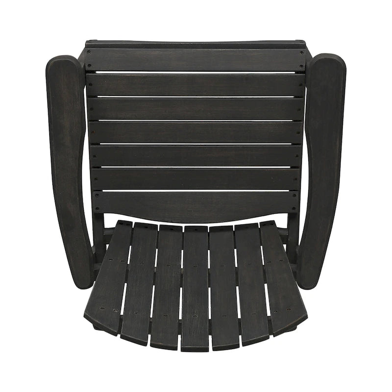 Outdoor Wood Adirondack Dining Chairs (Set of 2)