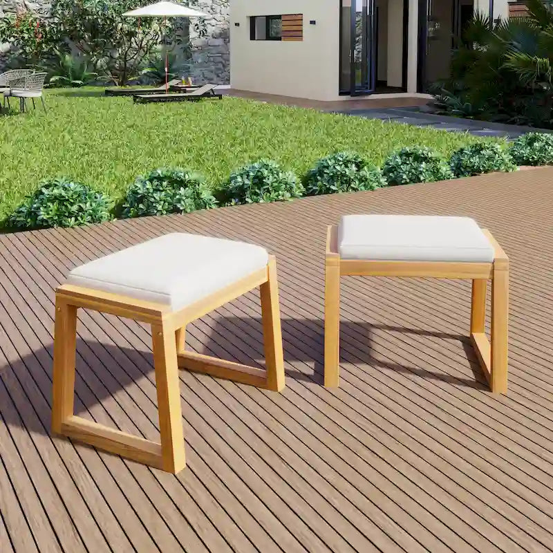 Christopher Knight Home Acacia Wood Dining Bench (Set of 2)