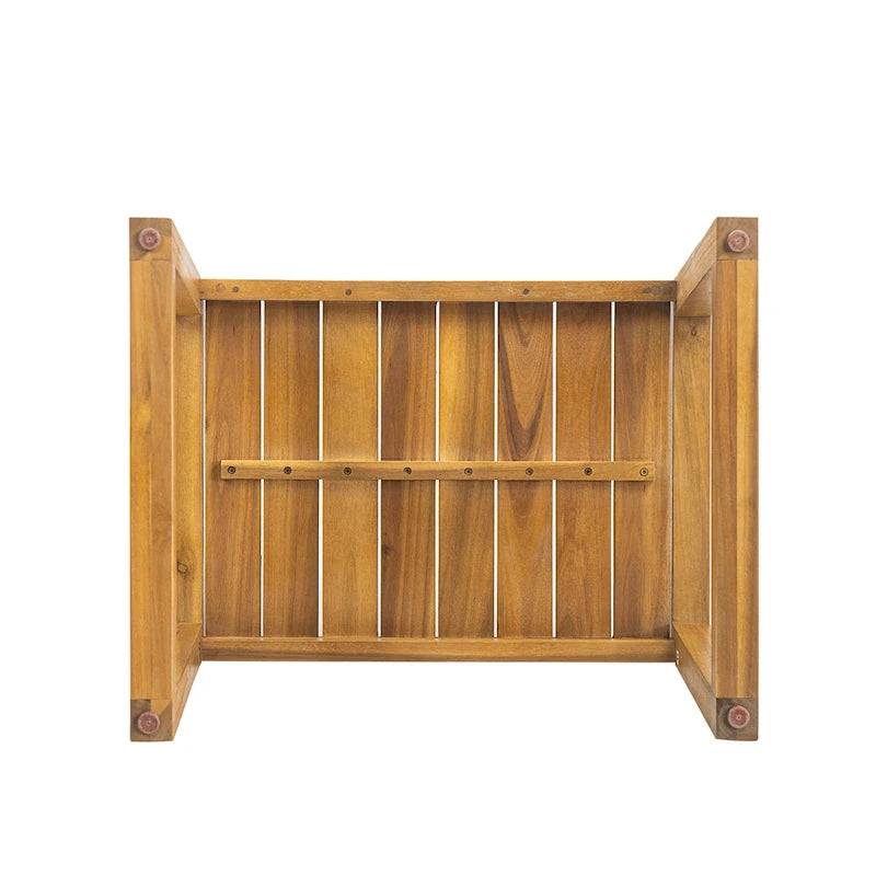 Christopher Knight Home Acacia Wood Dining Bench (Set of 2)