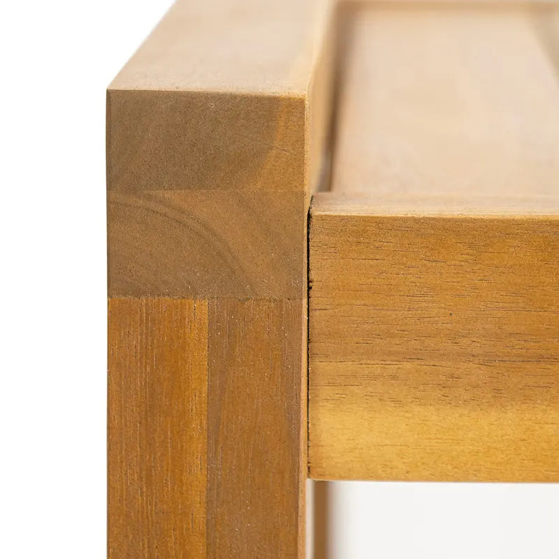 Christopher Knight Home Acacia Wood Dining Bench (Set of 2)