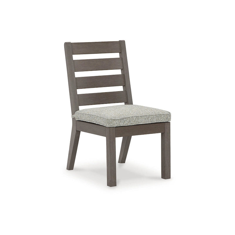 Signature Design by Ashley Hillside Barn Brown/Gray 6-Piece Outdoor Dining Package - 84  W x 42  D x 29  H