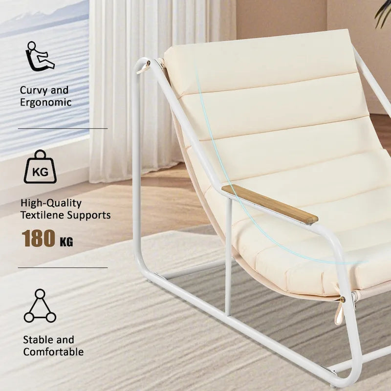 Outdoor Chaise Lounge Chairs Set of 3