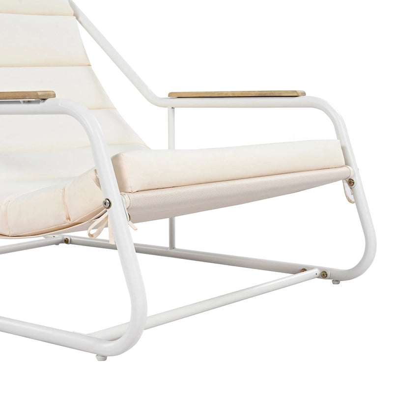 Outdoor Chaise Lounge Chairs Set of 3