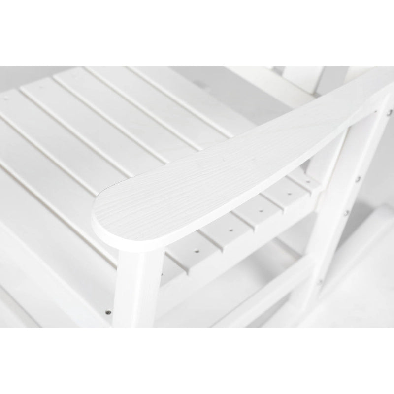 All Weather Rocking Chair Set with Side Table