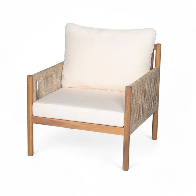 Modern Outdoor Woven Lounge Chair