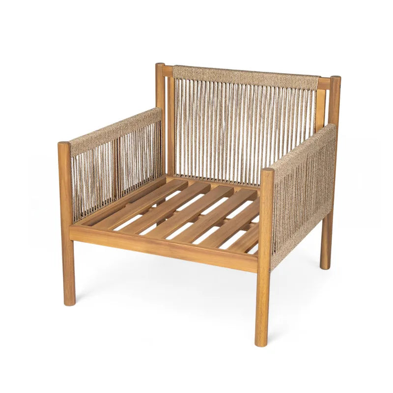 Modern Outdoor Woven Lounge Chair