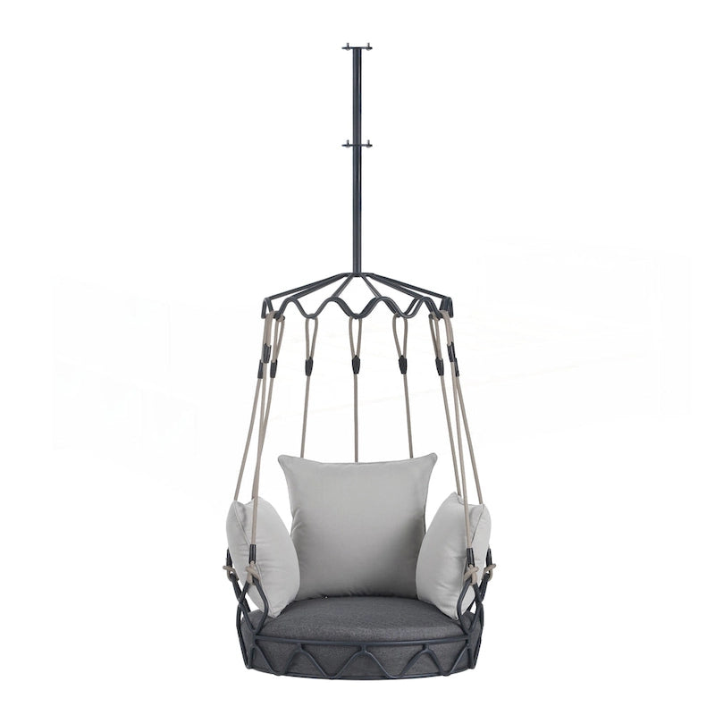 Outdoor Porch Swing Chair Hanging Basket
