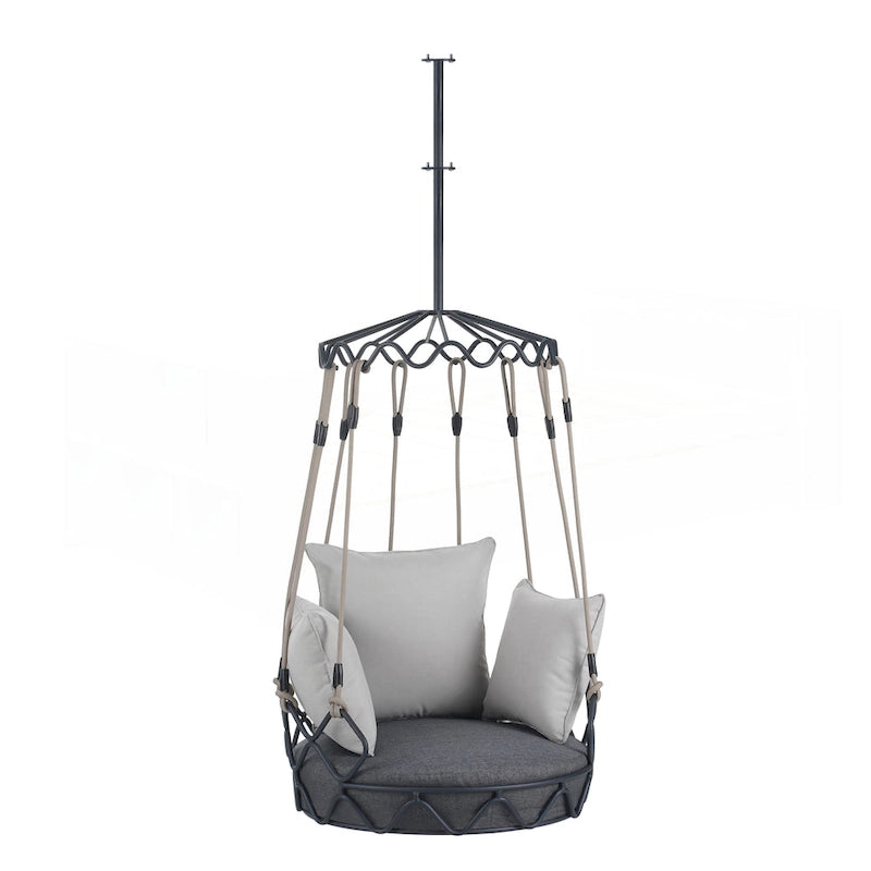 Outdoor Porch Swing Chair Hanging Basket