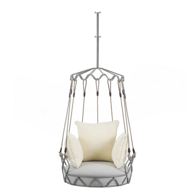Outdoor Porch Swing Chair Hanging Basket
