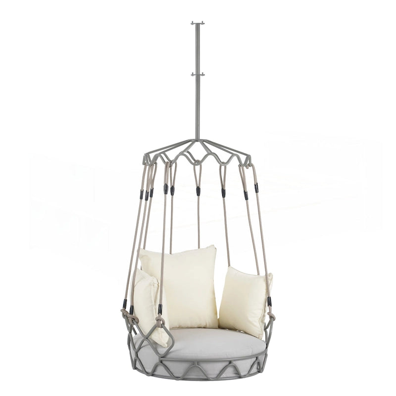 Outdoor Porch Swing Chair Hanging Basket