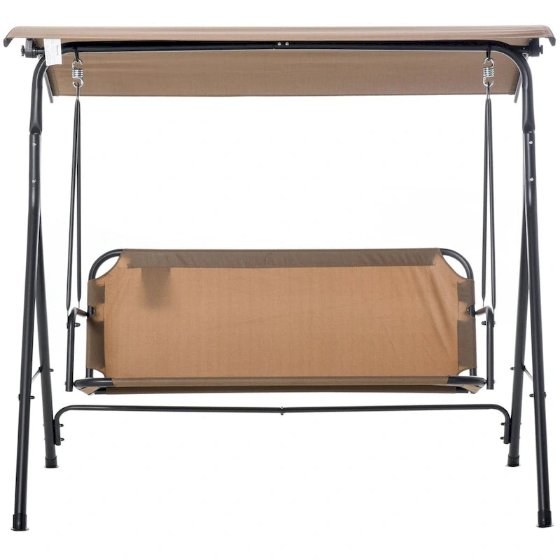 Outdoor Swing for Patio Porch with Adjustable Tilt Canopy