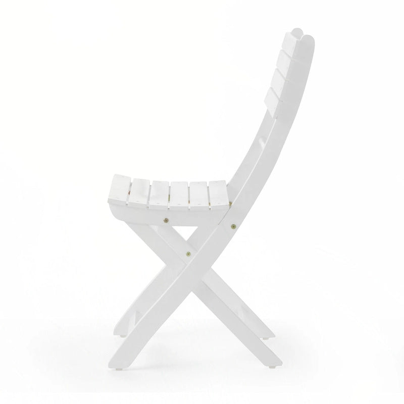 Outdoor Acacia Wood Folding Dining Chair (Set of 2)