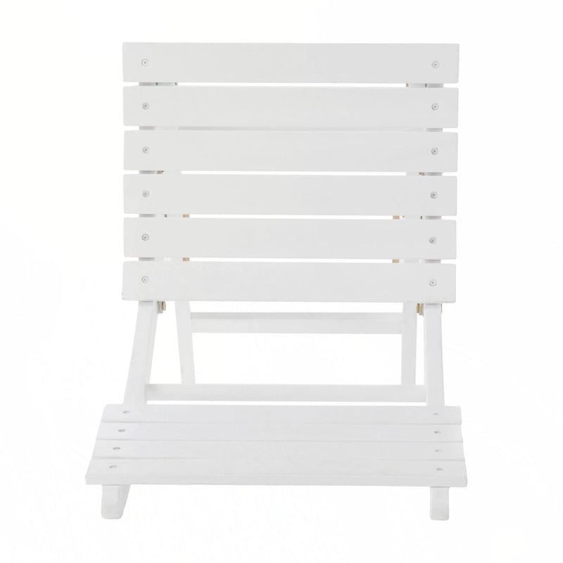 Outdoor Acacia Wood Folding Dining Chair (Set of 2)