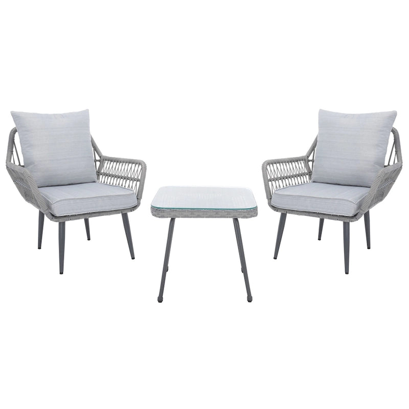 SAFAVIEH Mariyah 3-Piece Lounge Set - 27 Wx30 Dx28 H