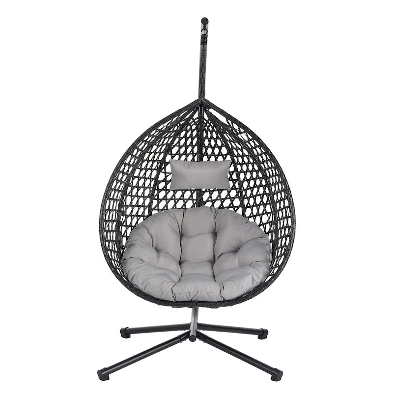 U_STYLE Versatile Hanging Egg Chair for Indoor and Outdoor Use