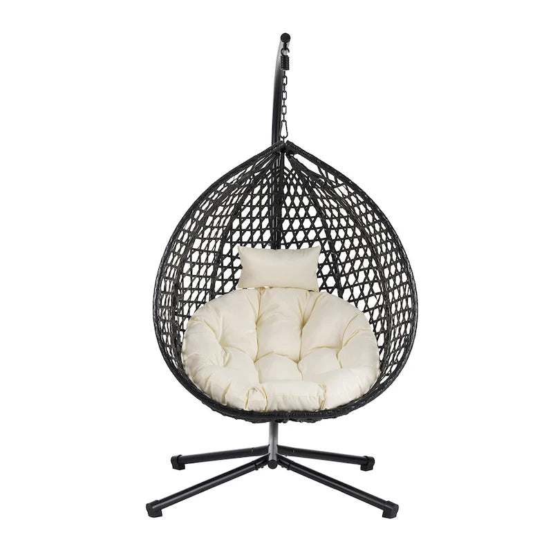 U_STYLE Versatile Hanging Egg Chair for Indoor and Outdoor Use