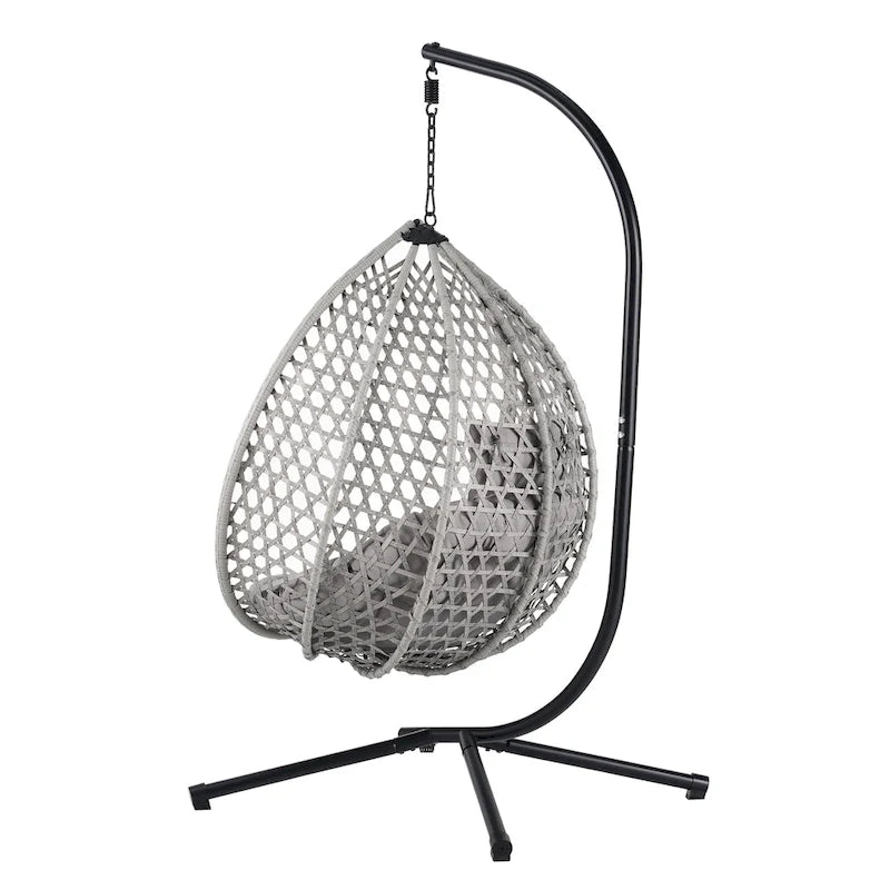 U_STYLE Versatile Hanging Egg Chair for Indoor and Outdoor Use
