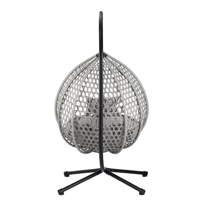 U_STYLE Versatile Hanging Egg Chair for Indoor and Outdoor Use