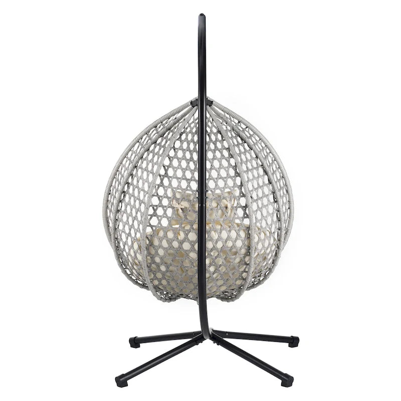 U_STYLE Versatile Hanging Egg Chair for Indoor and Outdoor Use