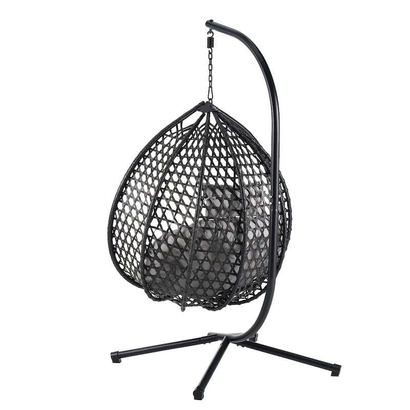 U_STYLE Versatile Hanging Egg Chair for Indoor and Outdoor Use