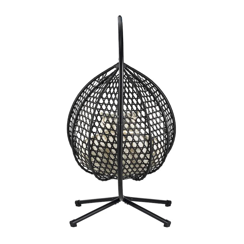 U_STYLE Versatile Hanging Egg Chair for Indoor and Outdoor Use