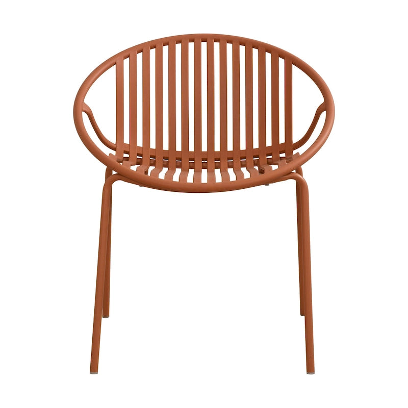 Patio Dining Chairs Stackable Chairs with Breathable Design