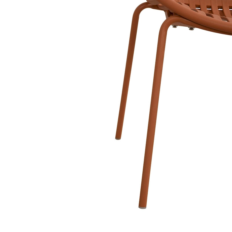 Patio Dining Chairs Stackable Chairs with Breathable Design