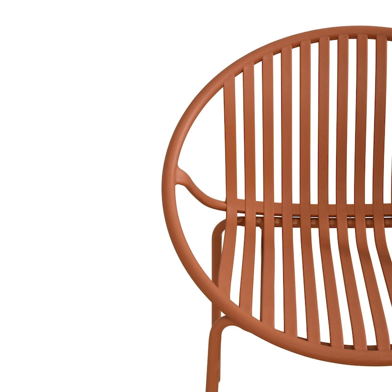 Patio Dining Chairs Stackable Chairs with Breathable Design