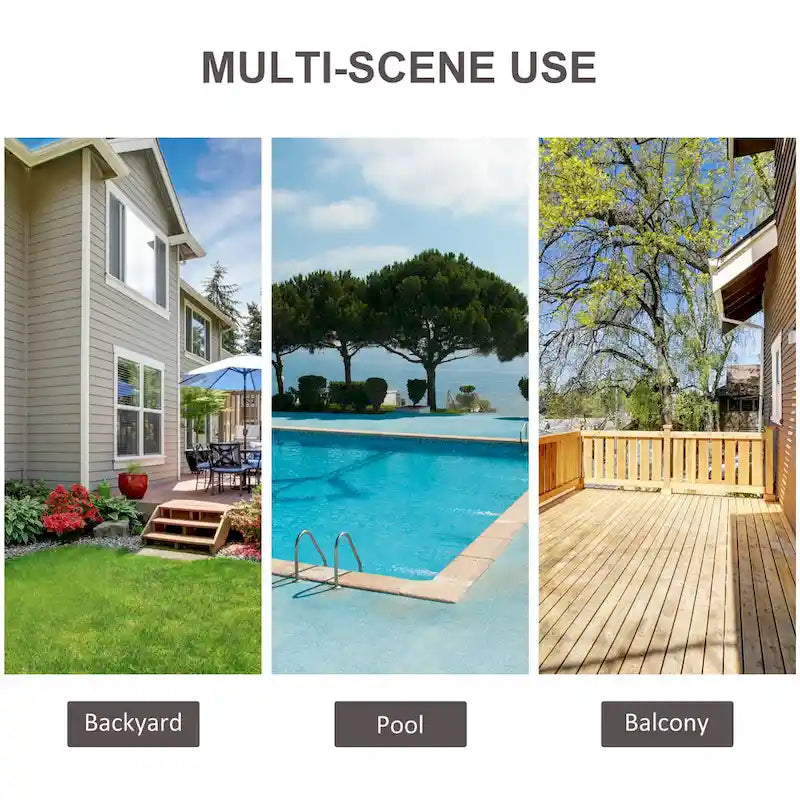 Outsunny 3-Piece Patio Wicker Bistro Set, Outdoor All-hand Weave PE Rattan Conservatory Garden Porch Furniture w/ Coffee Table