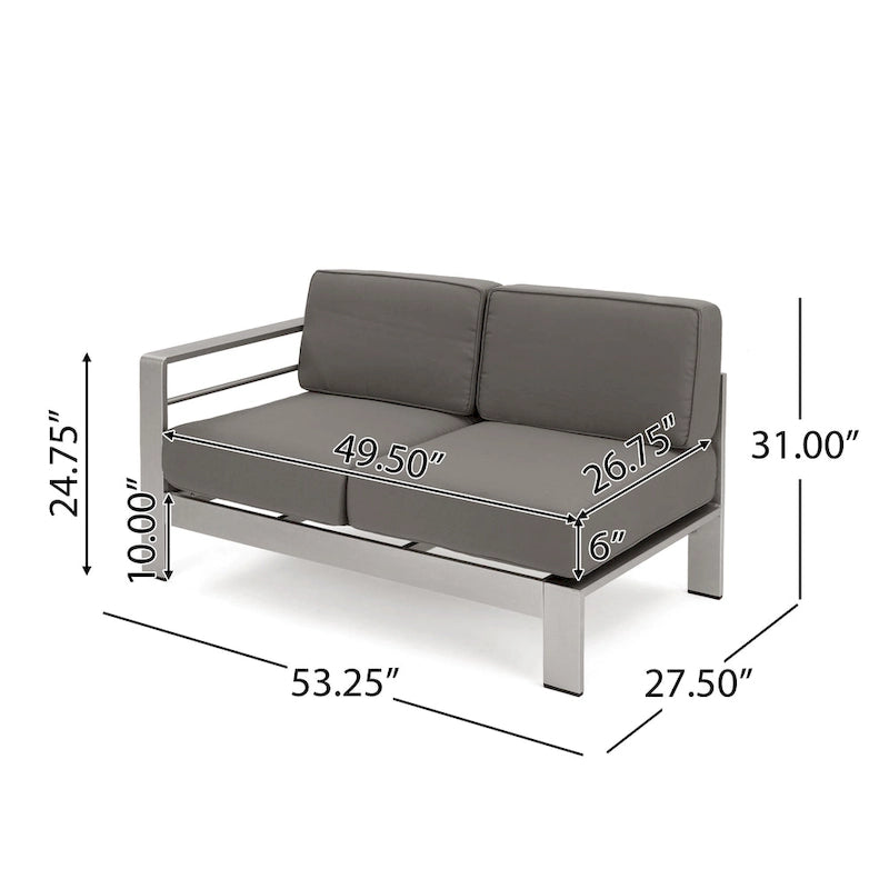 Cape Coral 18-piece Outdoor Seating Set with Cushions by Christopher Knight Home