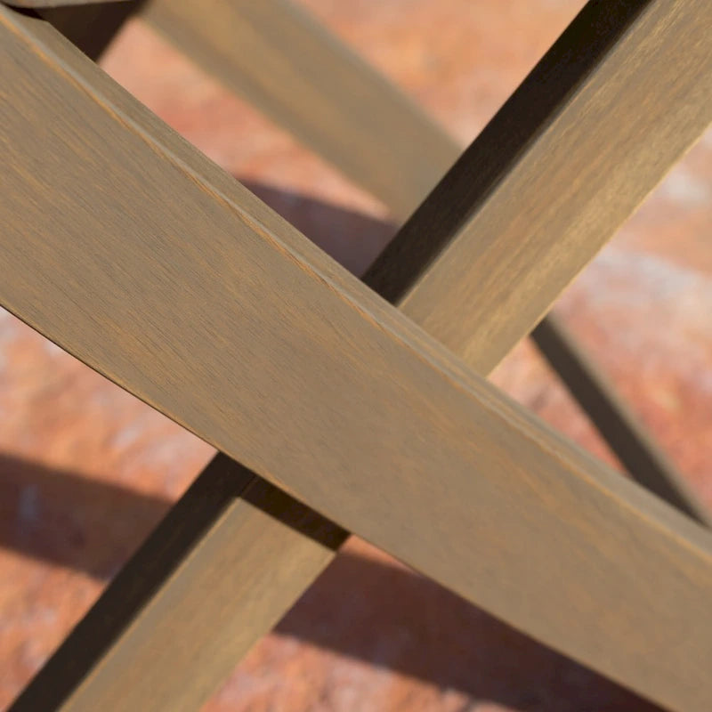 Positano Outdoor Acacia Wood Folding Dining Chair (Set of 4) by Christopher Knight Home