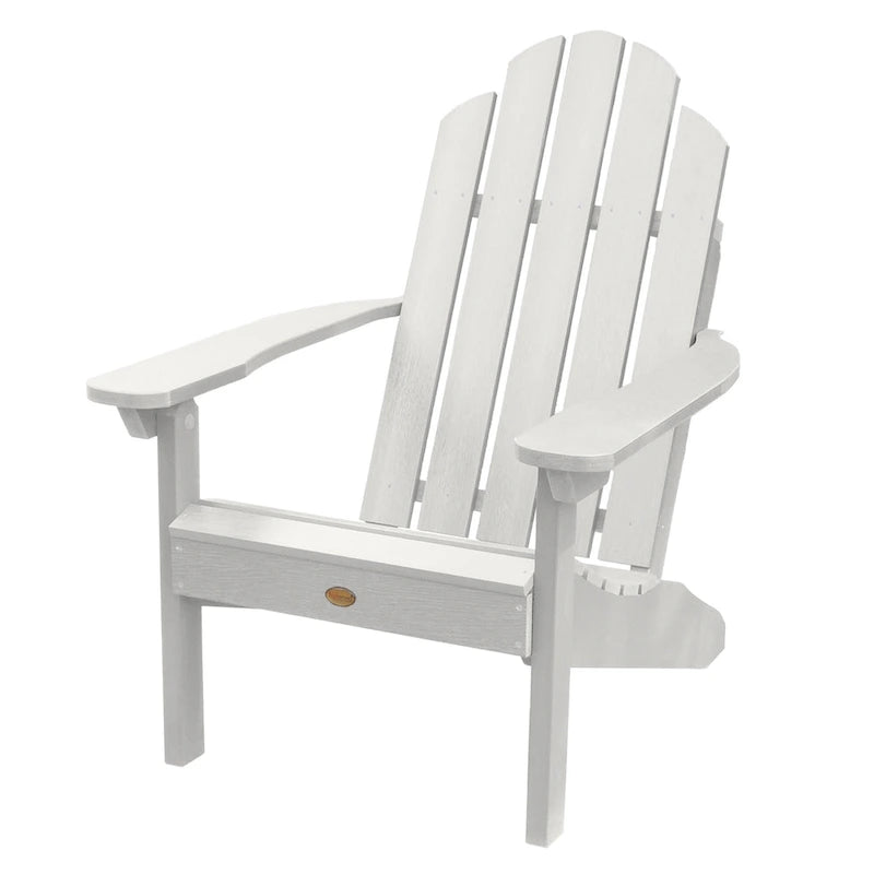 3 Piece Set Outdoor Adirondack Chairs and Folding Side Table