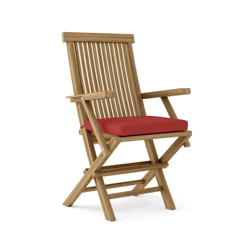 Classic Teak Outdoor Dining Chair - Foldable (Set of 2)