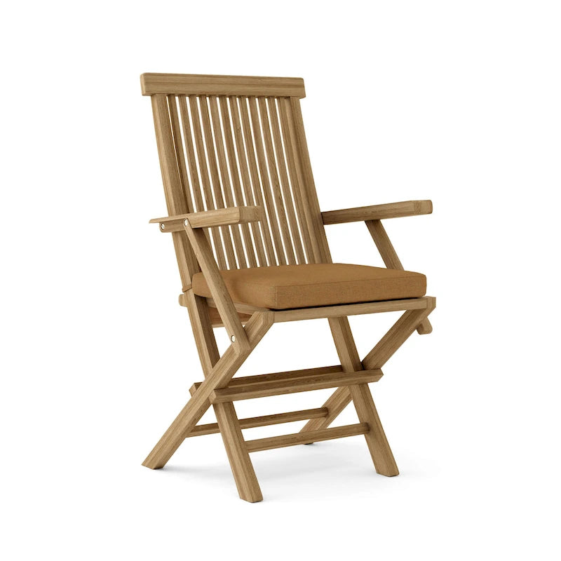 Classic Teak Outdoor Dining Chair - Foldable (Set of 2)
