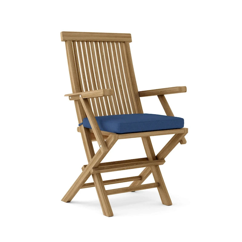 Classic Teak Outdoor Dining Chair - Foldable (Set of 2)