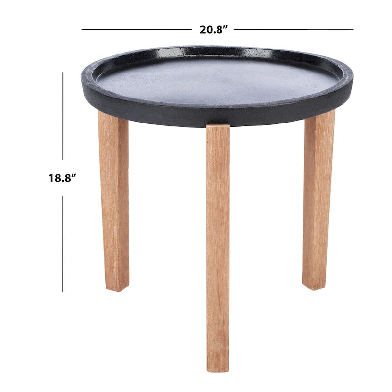 SAFAVIEH Outdoor Soraya Side Table - 21Wx21Dx19H