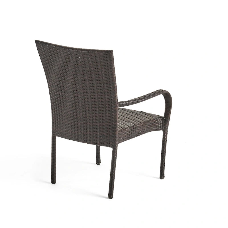 Delani 7-piece Outdoor Wicker Dining Set by Christopher Knight Home