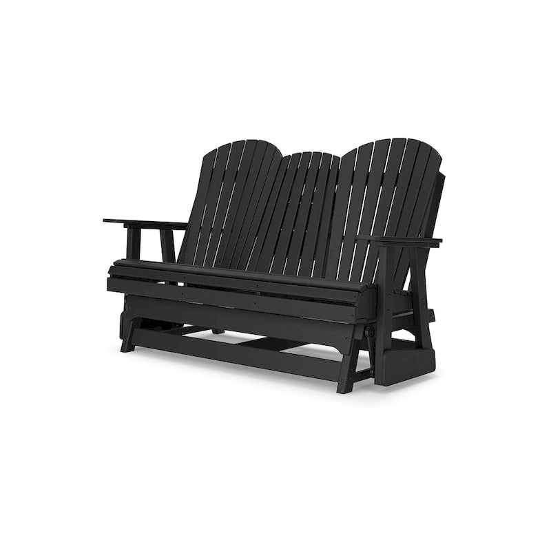 Signature Design by Ashley Hyland wave Outdoor Glider Loveseat - 67  W x 31.5  D x 41.75  H