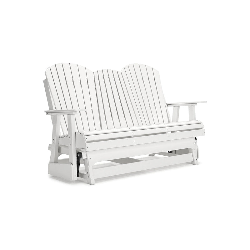 Signature Design by Ashley Hyland wave Outdoor Glider Loveseat - 67  W x 31.5  D x 41.75  H