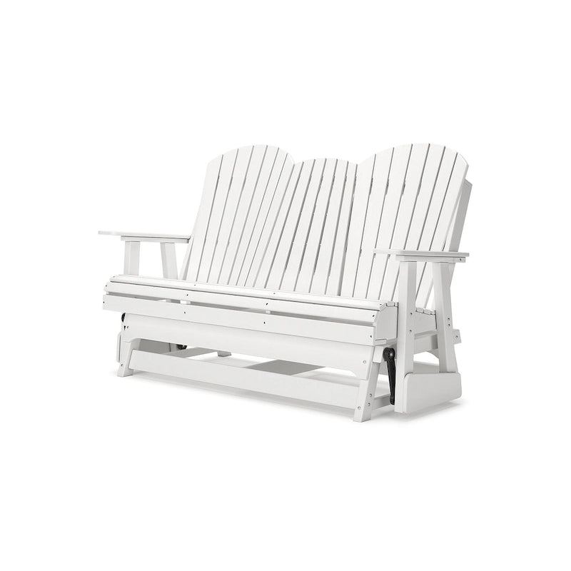 Signature Design by Ashley Hyland wave Outdoor Glider Loveseat - 67  W x 31.5  D x 41.75  H