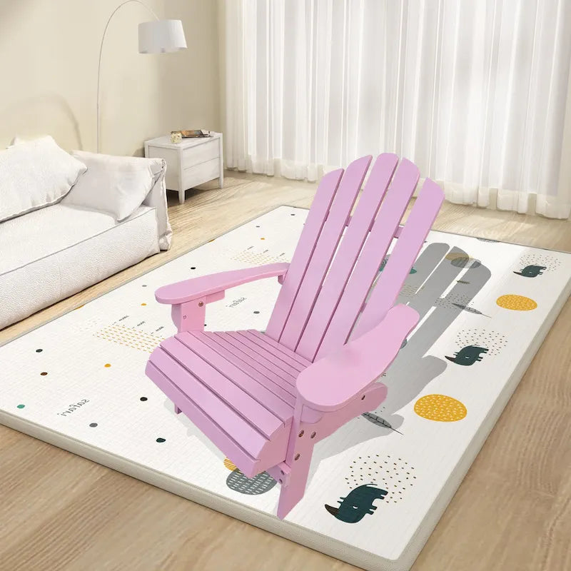 Outdoor Wood Children Adirondack Chair