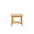 Winston All-Natural Teak Outdoor 24  Square Side Table