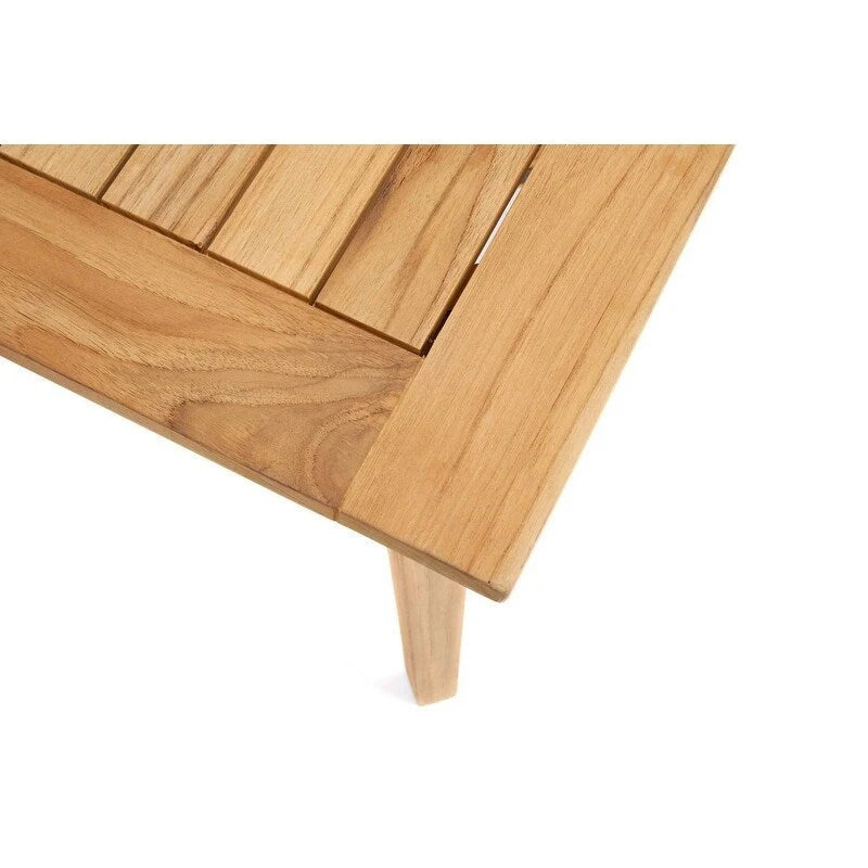 Winston All-Natural Teak Outdoor 24  Square Side Table