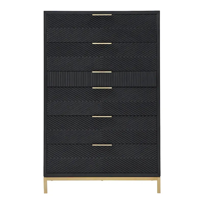 Elea Carved Chevron Bedroom Set by iNSPIRE Q Bold