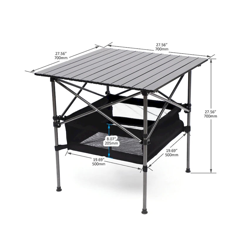 Set of 5, Folding Outdoor Table and Chair Set