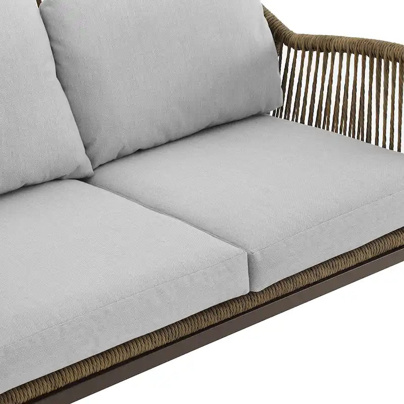 Haven 2Pc Outdoor Wicker Conversation Set - 75 D x 48 W x 29.75 H