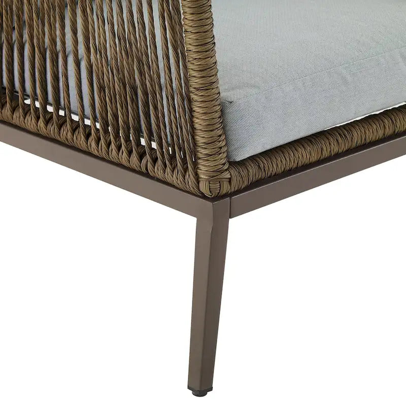 Haven 2Pc Outdoor Wicker Conversation Set - 75 D x 48 W x 29.75 H