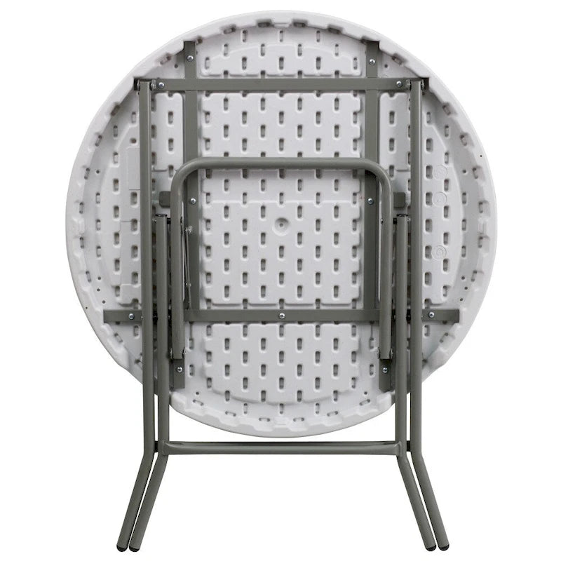 2.63-Foot Round Plastic Folding Table - Event Table
